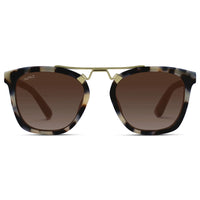 Beige Tortoise / Brown Gradient Lens