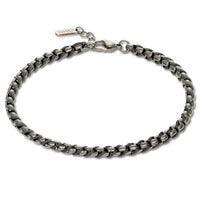 Gun Metal / Black Rope