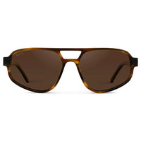 Golden Brown Grain / Brown Lens
