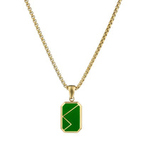 Gold / Napier Green Pendant